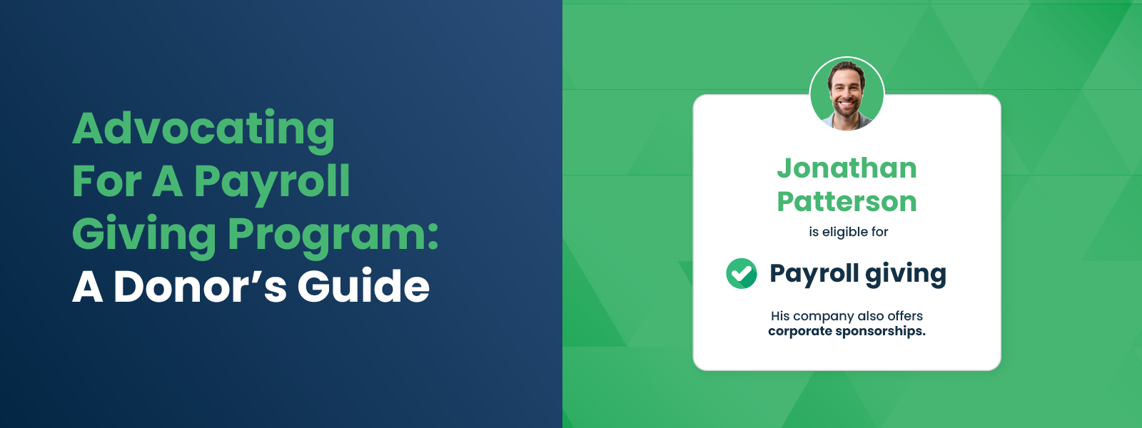 Advocating For A Payroll Giving Program-A Donor’s Guide Advocating For A Payroll Giving Program-A Donor’s Guide