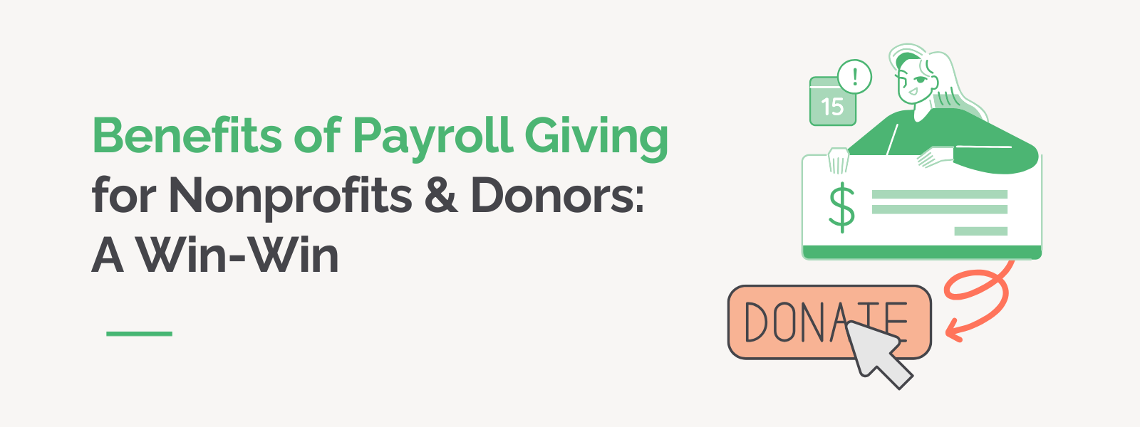 Benefits of Payroll Giving for Nonprofits & Donors Benefits of Payroll Giving for Nonprofits & Donors