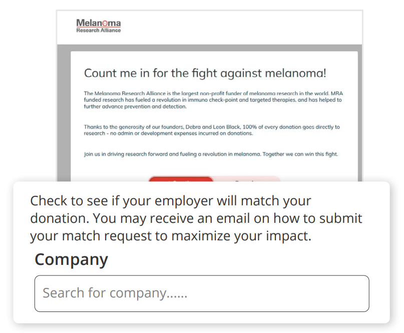 How MRA increased matching funds through its donation form