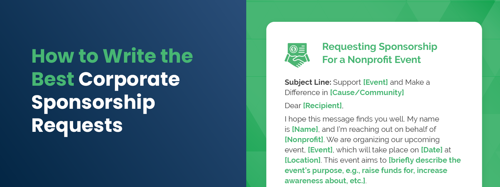 How to Write the Best Corporate Sponsorship Requests How to Write the Best Corporate Sponsorship Requests