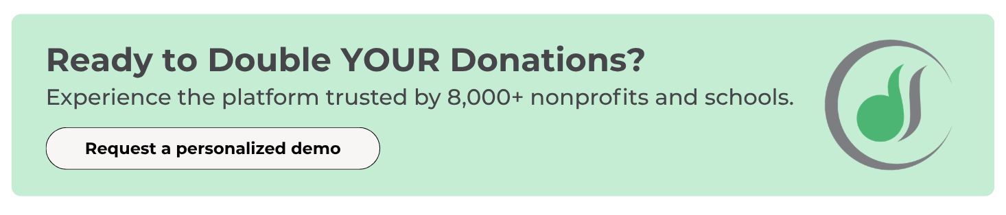 Make the most of matching gift emails with Double the Donation.