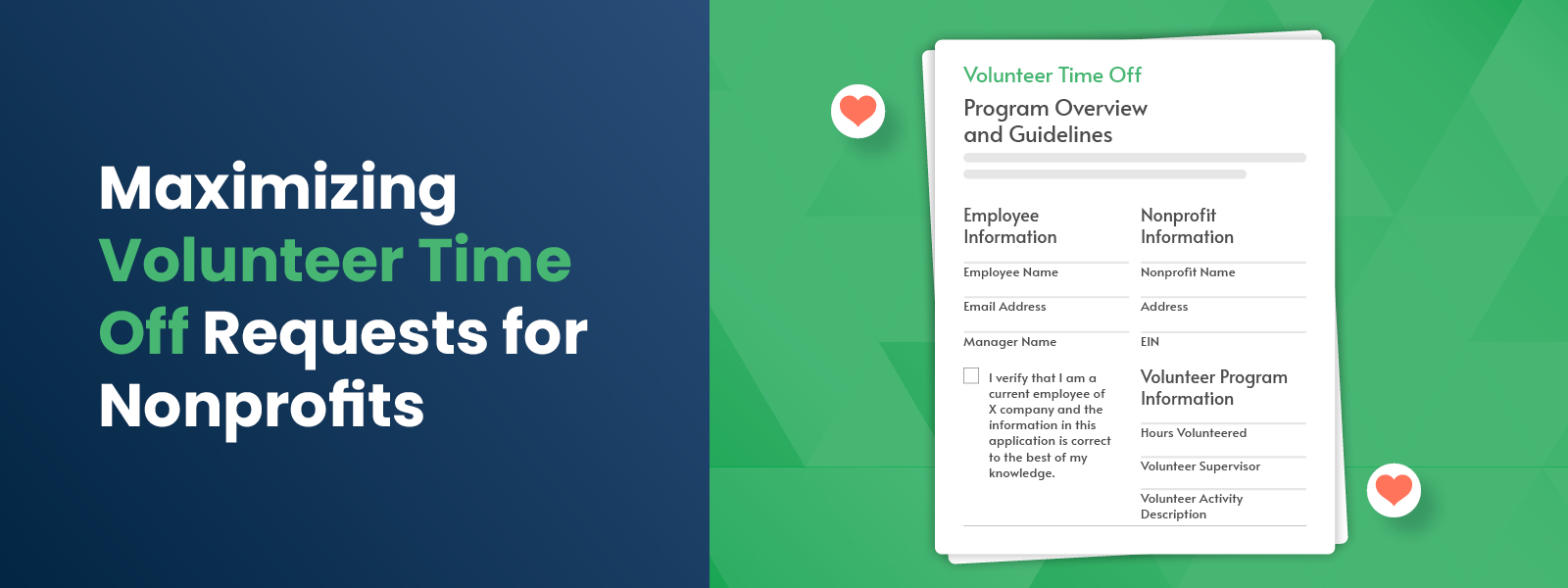 Maximizing Volunteer Time Off Requests for Nonprofits Maximizing Volunteer Time Off Requests for Nonprofits