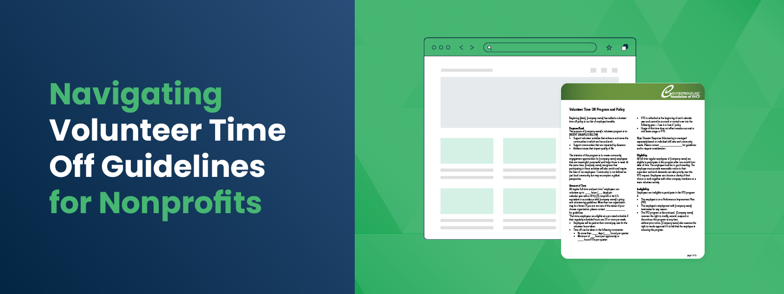 Navigating Volunteer Time Off Guidelines for Nonprofits Navigating Volunteer Time Off Guidelines for Nonprofits