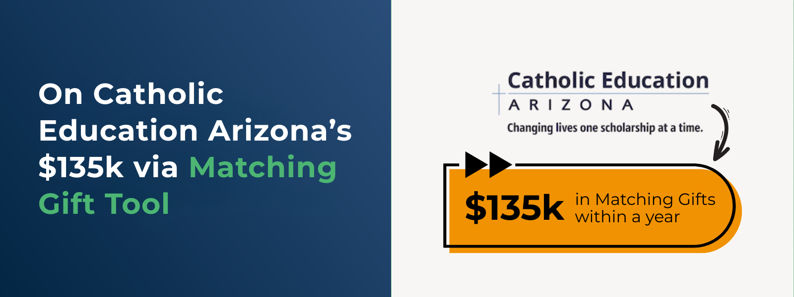 On Catholic Education Arizona’s $135k via Matching Gift Tool On Catholic Education Arizona’s $135k via Matching Gift Tool