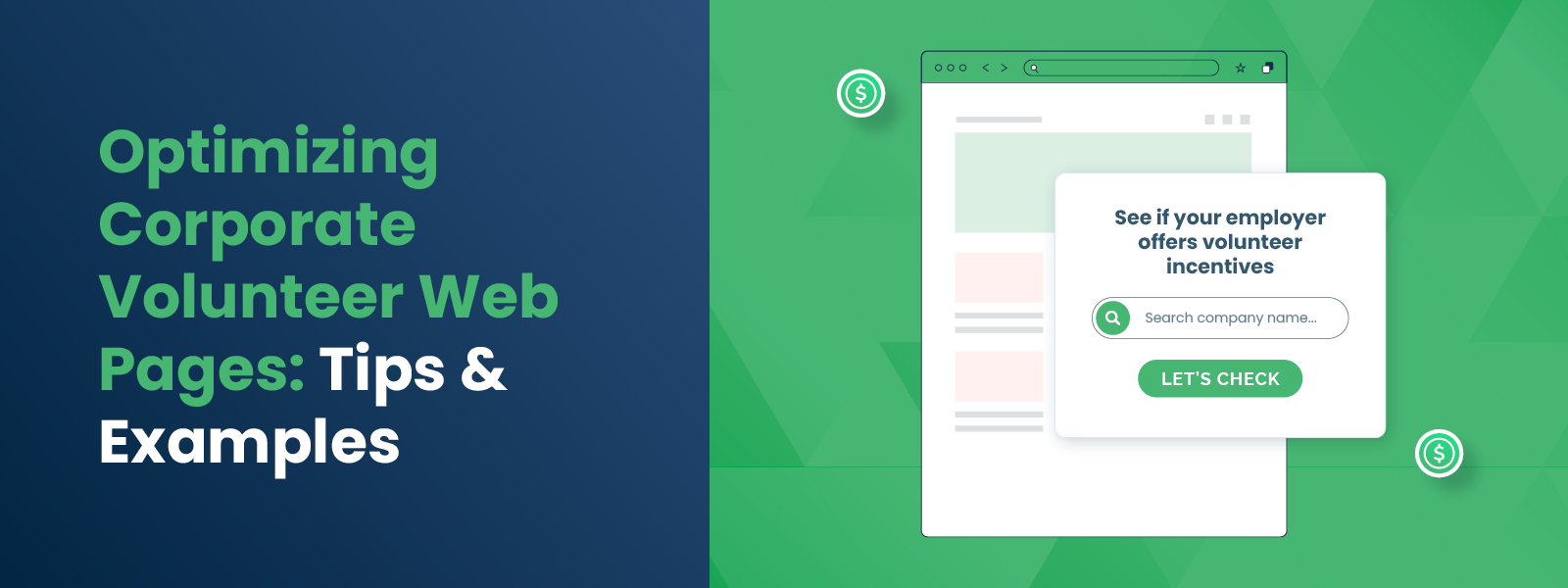 Optimizing Corporate Volunteer Web Pages-Tips & Examples Optimizing Corporate Volunteer Web Pages-Tips & Examples