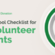 The Ultimate School Checklist for Parent Volunteer Events