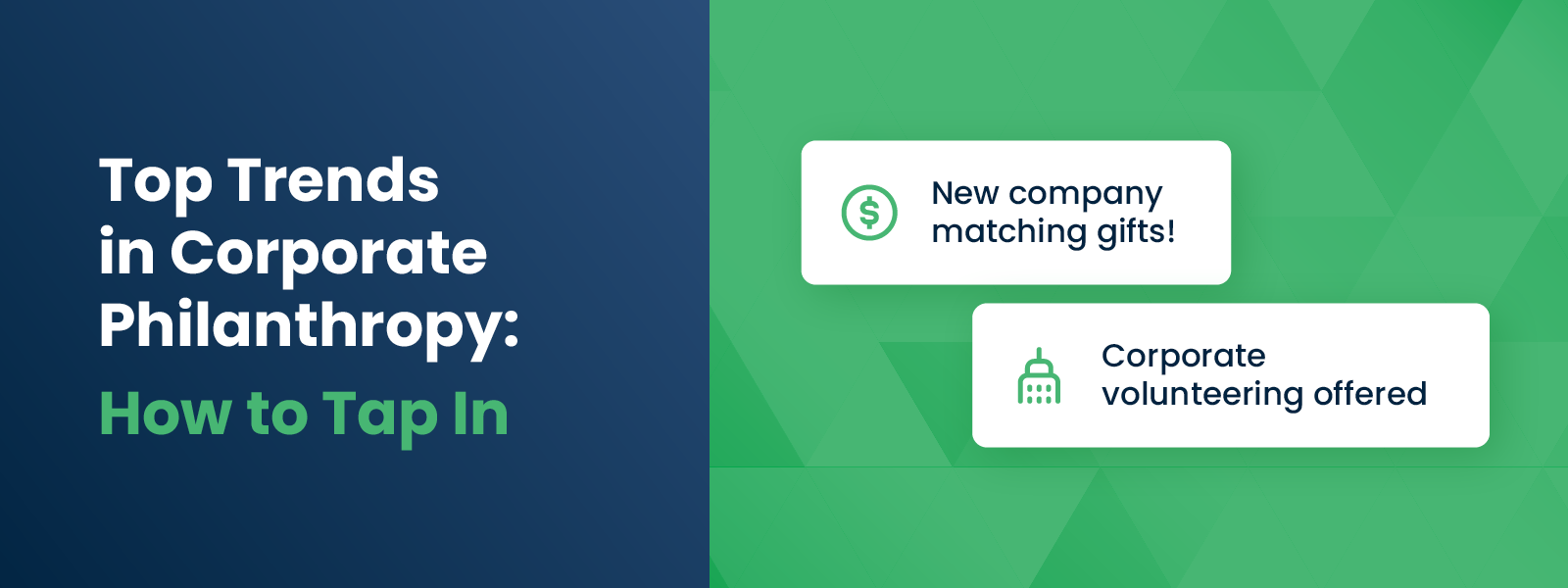 Trends in corporate philanthropy Trends in corporate philanthropy