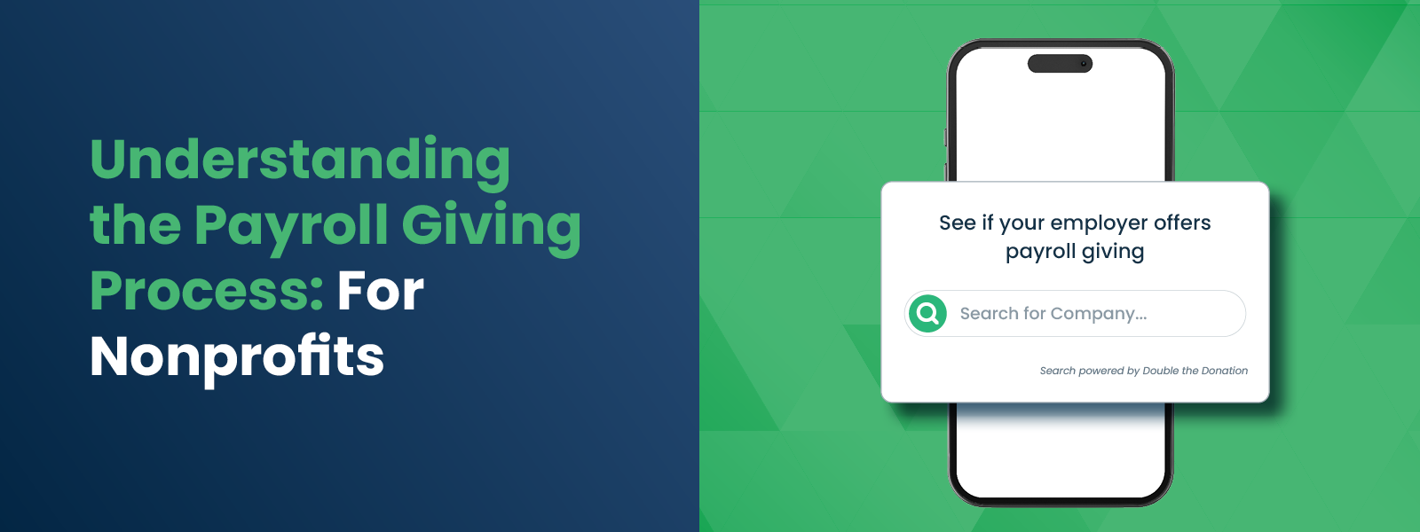 Understanding the Payroll Giving Process-For Nonprofits Understanding the Payroll Giving Process-For Nonprofits